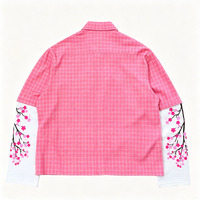 Chemises polo en coton personnalisées avec logo, pour hommes, coupe ajustée, style Chief Keef, kit sportif, tricotées, manches longues, sublimation, pour hommes