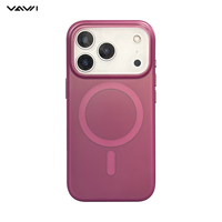 Étui de protection mat lisse VAWI B567 avec cadre surélevé pour iPhone 17/18 Pro Max, anti-traces de doigts, aimant N52, vente en gros pour les professionnels