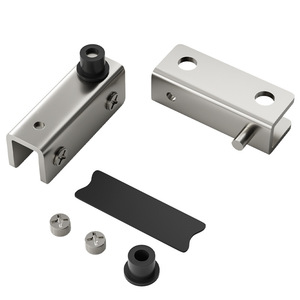ขายึดมุม CT สแตนเลสสำหรับประตูตู้ 2 รู ดีไซน์เรียบง่าย ติดตั้งง่าย - Product Image 1