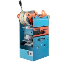 Machine manuelle de scellage de gobelets pour thé au lait Boba, pour gobelets extra petits avec emballage en papier