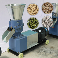 Machine à granulés de diesel en acier inoxydable durable, neuve, pour aliments pour animaux et volailles, granulateur d'aliments, taille de granulés personnalisable