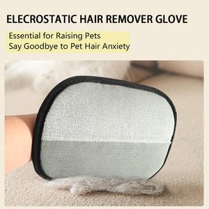 Fast Delivery New <b>Pet</b> Grooming Gloves Cat Grooming Gloves for Dog Cat <b>Brush</b> Glove for Carpet <b>Pet</b> Hair Remover Sofa Cleaning - Product Image 2