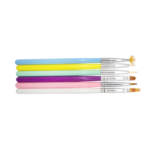 Lot de 15 pinceaux professionnels pour nail art – Kit d'outils de dessin, de pointillage et de peinture – Poils en nylon pour gel, vernis et design – Pinceaux de manucure pour salon - Product Image 2