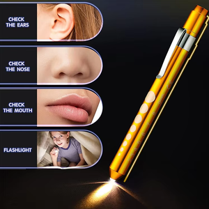 Stylo-lampe <span class=keywords><strong>LED</strong></span> réutilisable à succès <span class=keywords><strong>pour</strong></span> infirmières et étudiants, lumière blanche, lampe médicale, jauge pupillaire, règle en alliage d'aluminium <span class=keywords><strong>pour</strong></span> médecins - Product Image 5
