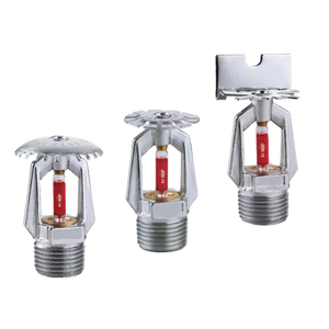 Rociador contra incendios de metal y vidrio con sensor de temperatura y conexión roscada - Product Image 1