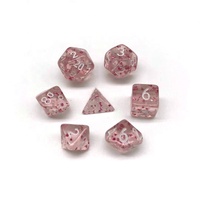Vente chaude : Jeu de dés polyédriques miniatures en acrylique de 9 mm, 35 couleurs, pour jeux de société