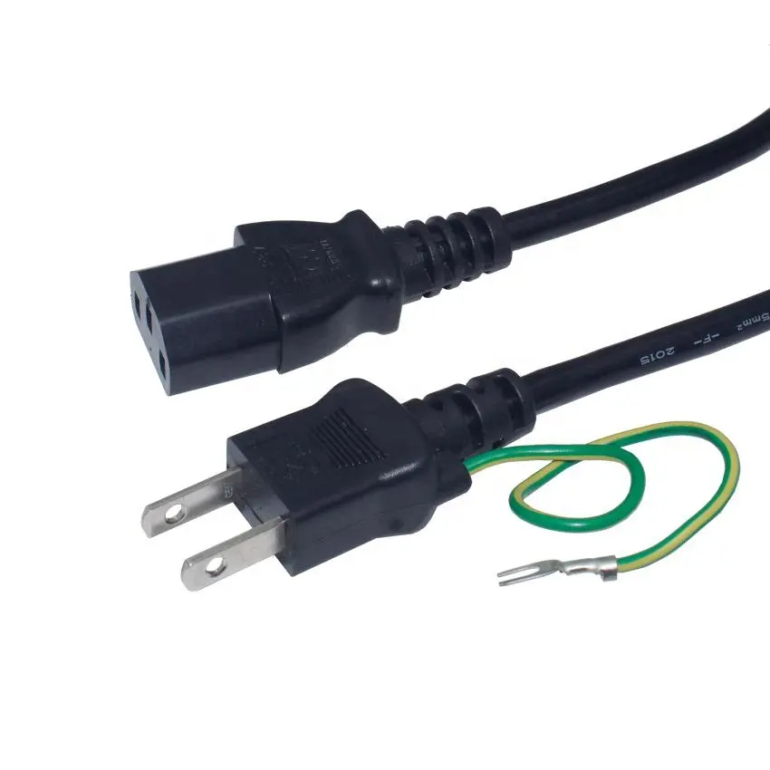 Japanese Standard Plug +IEC 320 C13 0.75mm power cord With PSE certification