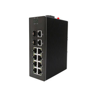 ZC-S2012G Industrial <b>Ethernet</b> <b>Switch</b> 2*GE(SFP)+10*GE(RJ45) zikun DC or AC fiber optical equipment - Product Image 5