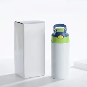 Outstanding Quality Customized Kids Water Bottles 12oz Double Wall Vacuum Sippy Cup Travel Stainless Steel Water Bottle
