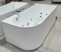 Baignoire intelligente moderne et minimaliste, autoportante, pour petit appartement, usage domestique, à température constante