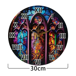 Reloj <span class=keywords><strong>de</strong></span> Pared <span class=keywords><strong>de</strong></span> Madera con Diseño <span class=keywords><strong>de</strong></span> Mariposas/Flores, Impresión a Doble Cara, Estilo <span class=keywords><strong>Mundial</strong></span>, para Sala <span class=keywords><strong>de</strong></span> Estar o Dormitorio, Éxito <span class=keywords><strong>de</strong></span> Ventas Transfronterizo - Product Image 6