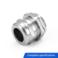 Presse-étoupe étanche en acier inoxydable certifié ROHS IP68 pour câbles basse/haut tension M10 M12 M14 M16 M18 M20 M25 M28 M30 M32 M40