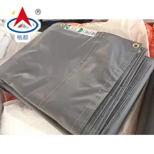 Fireproof PVC Sound Barrier Sheet PVC Soundproof Tarpaulin and Noise Barrier Net for Japan and Singapore Market