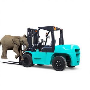 Montacargas Resistentes con Motor Diésel de 1.5 y 1 Tonelada, con Elevación Hidráulica y Tracción 4x4 para Uso en Restaurantes e Industrias - Product Image 1