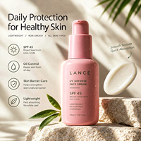 Sérum Visage Hydratant Lance Oil Control UV Defense SPF 45 Large Spectre Anti-UV Protection Solaire en Gros
