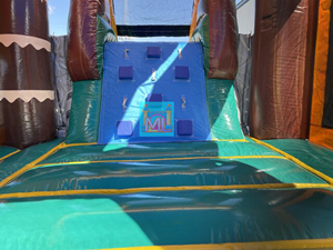 Château gonflable commercial Jurassic Tropical <span class=keywords><strong>Dino</strong></span> Moonwalk Jumper Bouncy Castle Inflatable Bounce House - Product Image 5