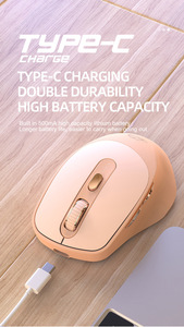 Chuột không dây đa chế độ Free Wolf <span class=keywords><strong>X7</strong></span>, tương thích với laptop, sạc lại được, im lặng, dùng cho văn phòng và chơi <span class=keywords><strong>game</strong></span> - Product Image 4