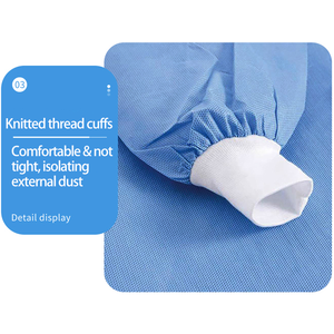 <span class=keywords><strong>Blouse</strong></span> chirurgicale verte <span class=keywords><strong>jetable</strong></span> pour médecins chemisier de patient hospitalisé avec robes médicales d'isolement de type désinfectant EOS - Product Image 4