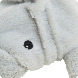 Tùy chỉnh manatee với bé sang trọng Thú nhồi bông đồ chơi tùy chỉnh màu xám bò biển búp bê - Product Image 4