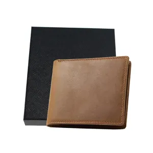 Big Capacity Fashion Men Wallets Short Cowhide Leather Wallet Ladies Women Credit Card Holder Wallet