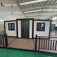 Maison conteneur modulaire en acier pour usage industriel, idéale pour le camping, les B&B et les studios – Solution tout-en-un