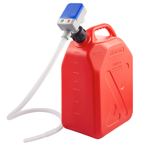 Pompe de transfert de carburant en plastique alimentée par batterie USB, certifiée ATEX, distributeur de carburant pour station-service avec débit de 3,2 GPM et garantie d'un an - Product Image 1