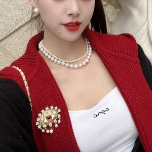 เข็มกลัดดีไซน์ตาปีศาจสไตล์บาโรกหรูหราสวยงามระยิบระยับสำหรับผู้ชายและผู้หญิง เครื่องประดับคู่รัก ของชำร่วยงานปาร์ตี้สุดเซอร์ไพรส์ - Product Image 2