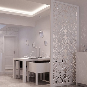 Mur rideau contemporain avec motif floral et surface miroir de 70 pouces et plus pour immeuble de bureaux - Product Image 2