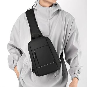 Trendy Koreanstyle Men's Large Capacity Business Messenger Crossbody Bag with Multifunctional Pockets - Product Image 2