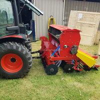 Semoir à foin FOYA Direct Disc pour luzerne et trèfle, montage sur tracteur, sans labour, 5-24 rangs, 20-100 CV, boîte de vitesses, facile à utiliser