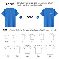 T-shirt unisexe à manches courtes et col rond, séchage rapide, OEM ODM, design gratuit, bon prix, tissu tricoté avec impression photo, respectueux de l'environnement