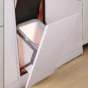 부엌 캐비닛에 내장 된 쓰레기통 또는 보관 바구니를 밖으로 빼내는 서랍 쓰레기통 - Product Image 1