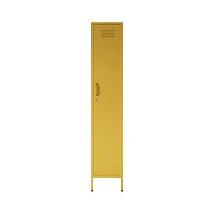 Henan supplier metal swing Living Room furniture Modern Design Single Door Cabinet Metal Locker Cabinet