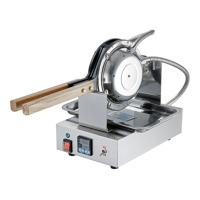 Machine à Gaufres Bulle Rotative Commerciale en Gros pour Usine, Crêpière Électrique Antiadhésive pour Cônes et Gaufres aux Œufs