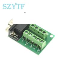 BSSY) connecteurs sans soudure D-Sub 9pin DB9 RS232 série à borne femelle mâle adaptateur connecteur carte de dérivation