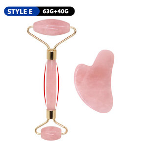 ชุดลูกกลิ้งควอตซ์สำหรับนวดหน้ากัวซาผลิตภัณฑ์ต่อต้านริ้วรอยเพื่อความงาม - Product Image 6