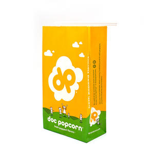 <span class=keywords><strong>Bolsa</strong></span> de Papel Kraft Impermeable y Resistente a la Grasa <span class=keywords><strong>para</strong></span> <span class=keywords><strong>Palomitas</strong></span> de Maíz <span class=keywords><strong>para</strong></span> <span class=keywords><strong>Microondas</strong></span>, con Impresión Personalizada, con Cierre Metálico, <span class=keywords><strong>para</strong></span> Envasado de Alimentos y Bebidas - Product Image 1