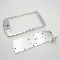 Pièces de cadre de précision en acier et aluminium usinées CNC à bas prix, usinage rapide CNC de métaux OEM, service sur mesure