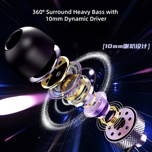 Écouteurs intra-auriculaires stéréo filaires en aluminium Hi-Fi de 1,2 m avec <span class=keywords><strong>micro</strong></span> pour téléphone portable, prise jack 3,5 mm, lecture directe - Product Image 4