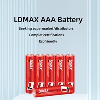 Batería AAA de 1,5 V R03P UM4 Zinc Carbon Primary Dry Cell, precio bajo con celda de larga duración | 2 décadas de producción experta