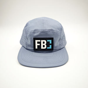 Gorras de Campamento de Algodón de 5 Paneles Personalizadas al por Mayor OEM con Logotipo de Parche de Goma Ajustable, Gorra Deportiva para Correr para Hombres y Mujeres, para Playa y Actividades al Aire Libre - Product Image 2