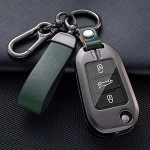 Funda para llave de coche de calidad de lujo, funda para llave remota inteligente para Peugeot 3008 4008 5008 <span class=keywords><strong>Citroen</strong></span> C4 C4L C6, accesorios para llave de <span class=keywords><strong>C3</strong></span>-XR - Product Image 4