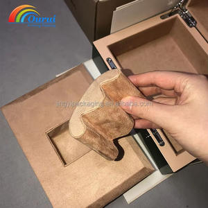 Caja de Reloj de Madera de Lujo de una Sola Ranura, Color Verde, con Bolsa de Regalo, Tarjeta y Certificado, Caja de Regalo con Logotipo Personalizado - Product Image 4