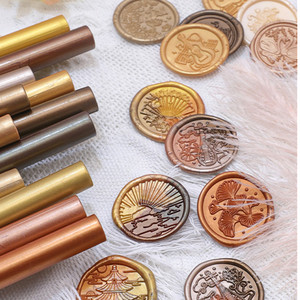 Bâton de cire à cacheter vintage 13,5*1,1 cm, Sellado <span class=keywords><strong>Sax</strong></span> Palillo Sello De La Glue Gun, pour sceau rétro, cadeau, décoration de <span class=keywords><strong>magasin</strong></span> - Product Image 6