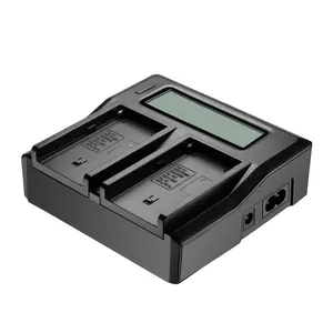 Carregador rápido de canal duplo para câmera Sony/lâmpada/bateria para monitor de luz NP-F550 NP-F570 NP-F750 NP-F770 NP-F930 NP-950 NP-F970