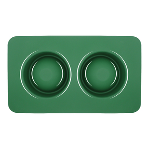 Alimentatore <span class=keywords><strong>per</strong></span> <span class=keywords><strong>acqua</strong></span> e cibo <span class=keywords><strong>per</strong></span> cani e <span class=keywords><strong>gatti</strong></span> in acciaio inossidabile antiscivolo personalizzato senza fuoriuscite di fabbrica 2 <span class=keywords><strong>ciotole</strong></span> con tappetino <span class=keywords><strong>per</strong></span> leccare in Silicone - Product Image 4