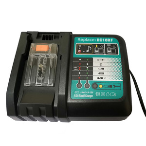 <span class=keywords><strong>Cargador</strong></span> de Batería de Iones de Litio de 14.4 18V para <span class=keywords><strong>Makita</strong></span>, DC18RF 6A, <span class=keywords><strong>Cargador</strong></span> Inteligente Rápido con Protección Contra Sobrecarga, Entrada 100-240V - Product Image 2