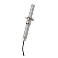 Taidacent 4-20mA 0-5V/10V RS485 tuyau en acier inoxydable capteur de débit de vitesse d'air capteur d'anémomètre de vent capteur thermo-anémomètres