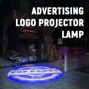 Máy Chiếu <span class=keywords><strong>Laser</strong></span> Gobo Chống Nước Màu Đen 100W Đèn Chiếu Biểu Tượng Tùy Chỉnh - Product Image 3