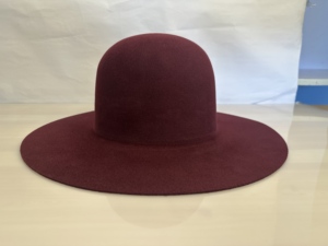 VW2582 Chapeaux Fedora australiens à large bord faits à la main en gros personnalisés 100% laine Couronne ouverte bloquée - Product Image 5